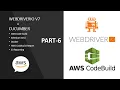 Webdriverio V7-Cucumber-Part-6 AWS Codebuild S3 Report Docker Selenium Grid