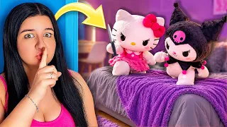 MIS PELUCHES de KITTY y KUROMI COBRARON VIDA 💀📦
