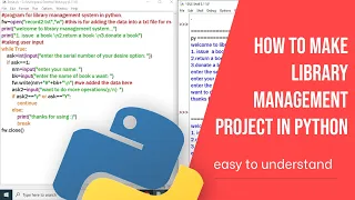 How To Make Library Management System Project in Python