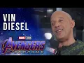 Video di Vin Diesel feels his "Groot-ness" LIVE at the Avengers: Endgame Premiere