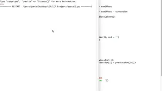 Python Programming Challenge 6 Printing the Pascal Triangle