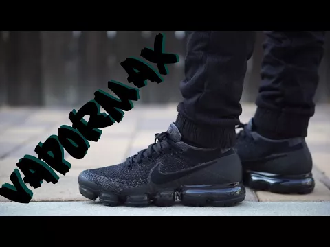 Download MP3 Nike VaporMax black / anthracite on feet