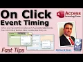 Microsoft Access VBA On Click Event Timing When On Click Events Fire Form Section Control etc