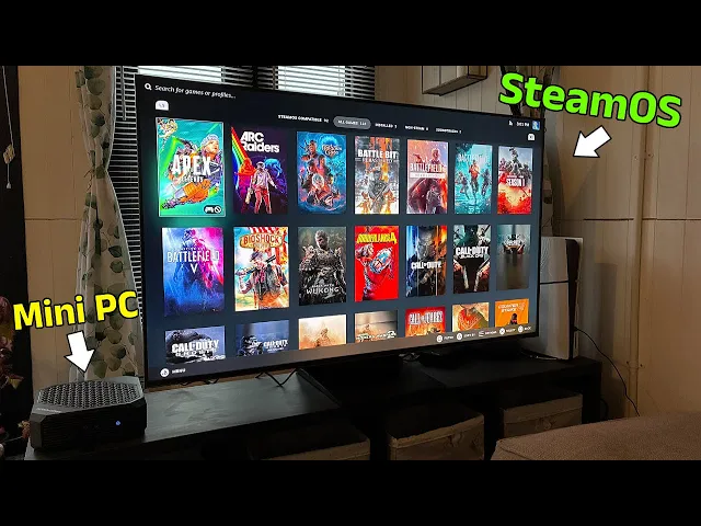 Creating my own Steam Machine with a £429 Mini PC and SteamOS