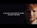 Ed Sheeran - Afterglow (LYRICS)