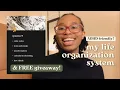 my AD -friendly life organization system FREE giveaway