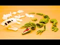 Download Lagu Velociraptor \u0026 Dinosaurs Dismantling plastic model -Stopmotion Build-/GODZILLA/ARK-