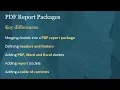 Working with PDF Report Packages