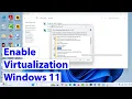 How to enable virtualization on windows 11 without bios