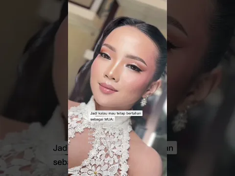 Jadi MUA hari ini nggak cukup cuma jago makeup.Skill harus terus naik, portofolio harus bicara. 🤍