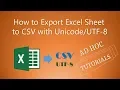 How to Export Excel Sheet to CSV with - 8