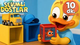 Oyuncaklarla Renkleri Öğreniyorum - Oyuncak Adası 🏝️ Sevimli Dostlar Bebek Şarkıları 🎧