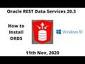 Oracle REST Data Services 20 3 Installation 8K