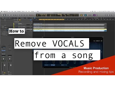 Download MP3 How to Remove Vocal From a Song - Easy - Logic pro X