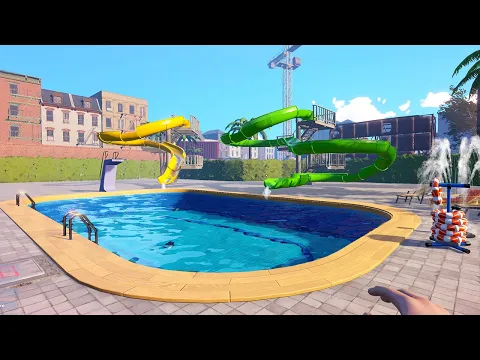 Video Thumbnail: WATERBOOM KU BINTANG TIGA LANGSUNG PASANG KOLAM PREMIUM! Waterpark Simulator GAMEPLAY #3