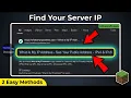 How to Find Your Minecraft Server IP Address in 2 Easy Ways Java Edition Tutorial