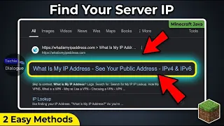 How to Find Your Minecraft Server IP Address in 2 Easy Ways Java Edition Tutorial