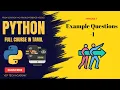 Example Questions 1 in Python Episode 7 Vep Tech Academy Tamil