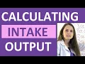 Intake and Output Nursing Calculation Practice Problems NCLEX Review CNA LPN RN I and O