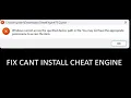 FIX CheatEngine Windows cannot access the specified device path of file