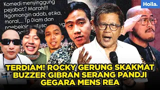 terdiam rocky gerung skakmat buzzer gibran serang pandji gegara mens rea