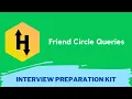 HackerRank Friend Circle Queries problem solution in Python Interview Preparation Kit