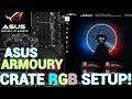 How to Setup ASUS Armoury Crate RGB ASUS Armoury Crate Installation
