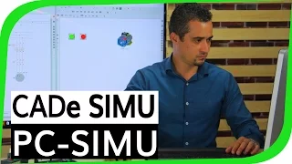 PC SIMU e CADe SIMU simulando lógica Ladder