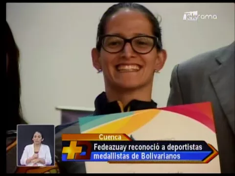 Fedeazuay reconoció a deportistas medallistas de Bolivarianos