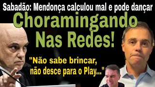 GOLPE CERTEIRO! MORAES FAZ MENDONÇA CHORAMINGAR NAS REDES! JORNALÕES ATACAM MAS QUEBRARÃO A CARA