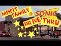 Misfit Family Eats SONIC Drive-In Restaurant Wild Drive Thru Experience FOOD for KIDS in CAR