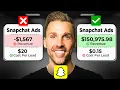 Snapchat Ads Masterclass 2026 Step-by-Step FREE Tutorial for Beginners
