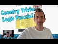 Sporcle Country Trivia Logic Puzzle HARD