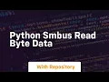 python smbus read byte data
