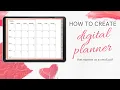 YOU can make a digital planner that exports as a small pdf Create a digital planner on an iPad