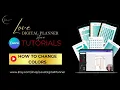 Canva Tutorial For Printable Planners How To Change Color In Canva Printable Planner Template