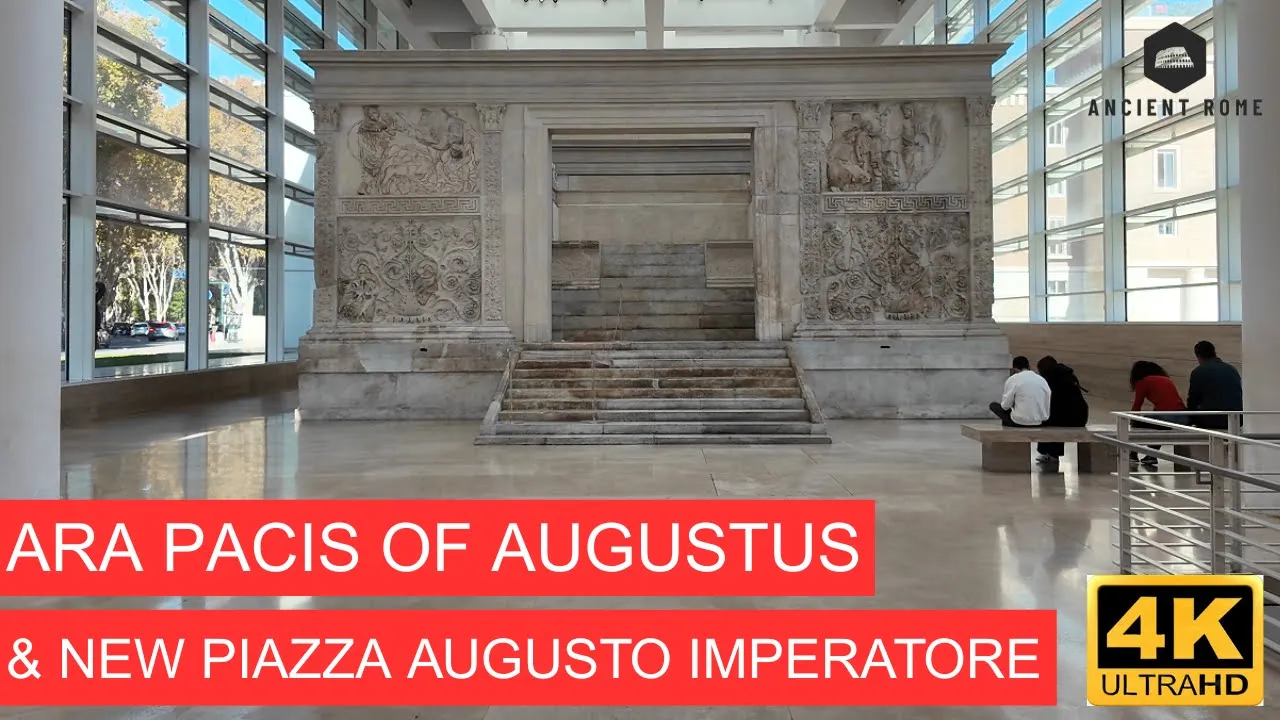 Ara Pacis Augustae & newly restored Piazza Augusto Imperatore 🕊️ | Ancient Rome Meets Modern History