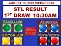 STL 1st Draw 1030am Result Zambales Aurora Ilocos Sur Nueva Vizcaya August 19 2026 WEDNESDAY