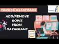13 Add Remove Rows From Pandas Data Frame Pandas drop row