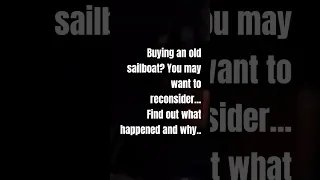 The reality of leaving a sailboat on the hard for 6 months in the hot sun.. #sailing