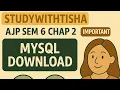 AJP chap 2 part 4 my SQL download