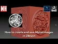 ZBrush Beginner Series 01 How to create and use Alphas to get detail on your model