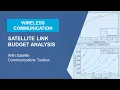 Satellite Link Budget Analysis with Satellite Communications Toolbox