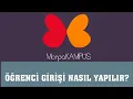 Morpa Kampus Ogrenci Girisi Nasil Yapilir