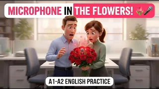 He is Listening through the Flowers! 🌷 | English Story | A1 - A2
