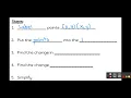 Finding Slope from two points - notes