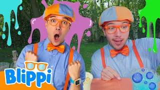 Diversión con slime de colores 🌈 Blippi Español