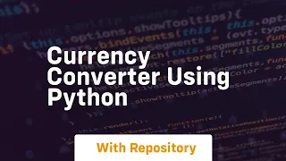 currency converter using python