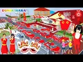 Download Lagu Yuta Rumah Baru Angpao Raksasa Imlek CNY 2023🧧Kumpulkan Mobil Merah Ada Barongsai | Sakura School