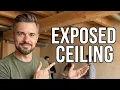 Top 10 Basement Exposed Ceiling Ideas